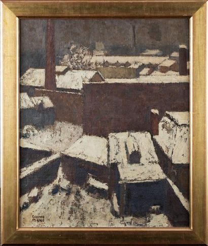 Edouard MAHE (1905-1992)
Rennes under the...