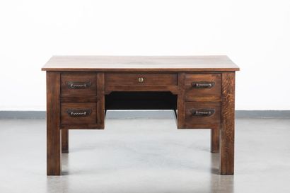Joseph SAVINA (1901-1983)
Bureau Seiz Breur
Chêne...