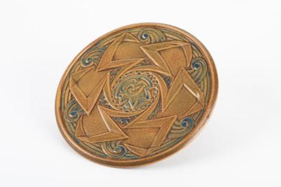 Jorj ROBIN (1904-1928)
Tray
Polychrome glazed...