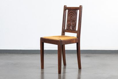 Jim E. SEVELLEC (1897-1971)
Chair with stylized...