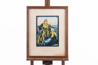 René-Yves CRESTON (1898-1964)
Femmes de Ploaré
Gravure...