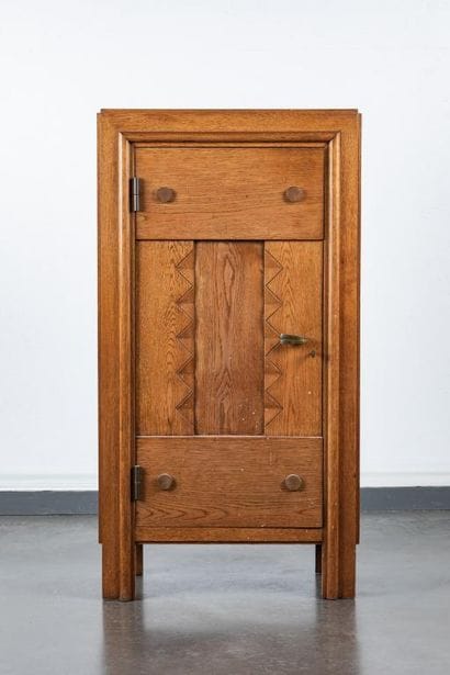 Gaston SEBILLEAU (1894-1957)
Solid oak sideboard...
