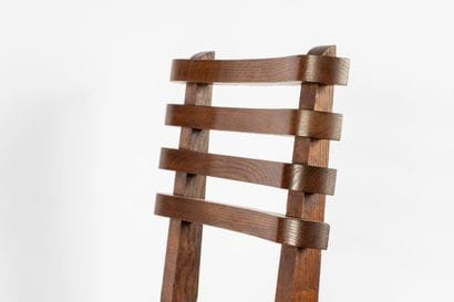 Gaston SEBILLEAU (1894-1957) 
Chair
Waxed...