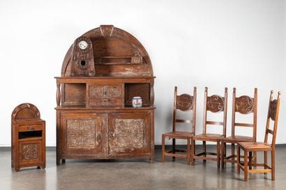 Jacques PHILIPPE (1896-1959)
Large carved...