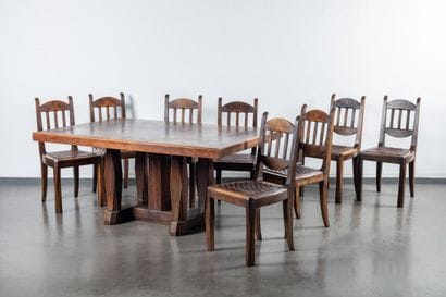 Jorj RUAL (1901-1986)
A large table with...