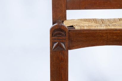 Gaston SEBILLEAU (1894-1957) 
Chair
Patinated...