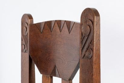 Gaston SEBILLEAU (1894-1957) 
Chair
Patinated...