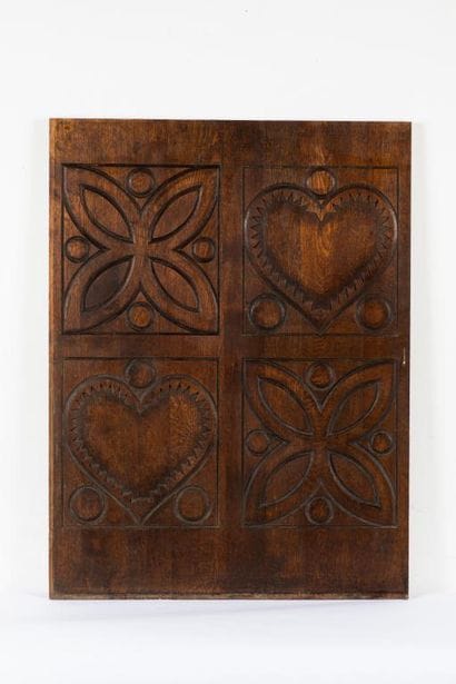 Rafig TULLOU (1909-1990)
Wood paneling
Solid...