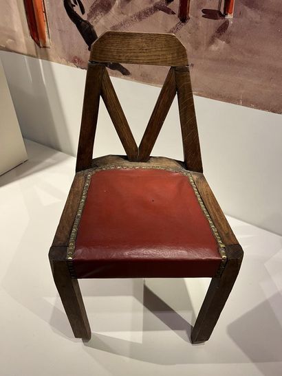 Jeanne MALIVEL (1895-1926) 
Chair in the...