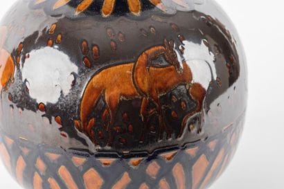 Georges RENAUD (1901-1994)
Ball vase decorated...