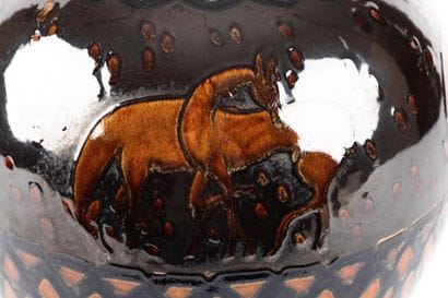 Georges RENAUD (1901-1994)
Ball vase decorated...