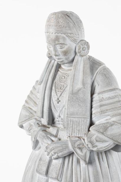 François BAZIN (1897-1956)
Breton woman from...
