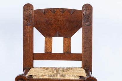 Gaston SEBILLEAU (1894-1957) 
Chair
Patinated...