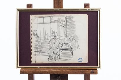 Pierre ABADIE-LANDEL (1896-1972)
Au café...
