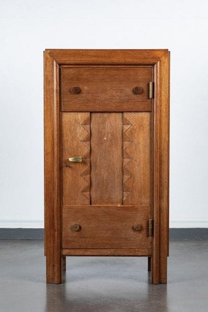 Gaston SEBILLEAU (1894-1957)
Solid oak sideboard...