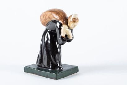 Jorj ROBIN (1904-1928)
Bigoudène with bag
Polychrome...