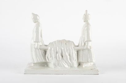 Jorj ROBIN (1904-1928)
The goëmon bearers
White-glazed...