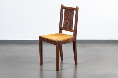 Jim E. SEVELLEC (1897-1971)
Chair with stylized...