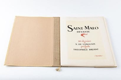 Théophile BRIANT (1891-1956)
Saint-Malo devastated
Drawings...