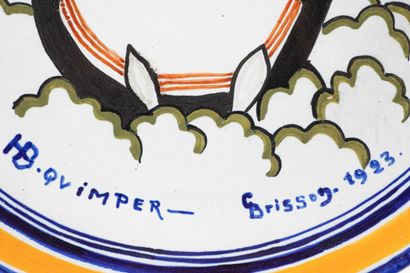 Georges BRISSON (1902-1980)
Large dish à...