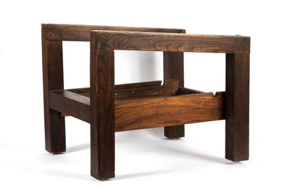 Joseph SAVINA (1901-1983)
Fauteuil
Châtaignier...