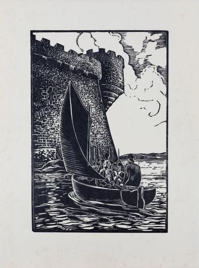 René-Yves CRESTON (1898-1964) 
La Chalotais
Wood...