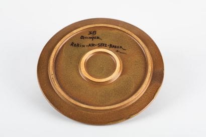 Jorj ROBIN (1904-1928)
Tray
Polychrome glazed...