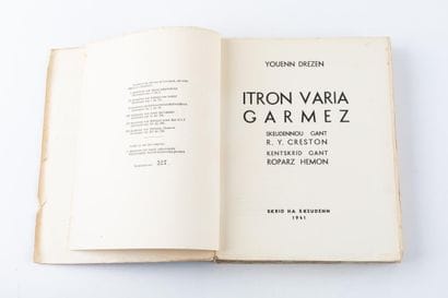 Youenn DREZEN (1899-1972)
Itron Varia Garmez
Illustrations...
