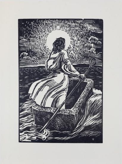 René-Yves CRESTON (1898-1964) 
Arrivée des...