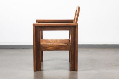 Joseph SAVINA (1901-1983)
Armchair 
Waxed...
