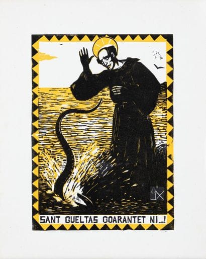 Xavier de LANGLAIS (1906-1975)
Sant Gueltas
Wood...