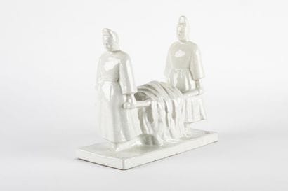 Jorj ROBIN (1904-1928)
The goëmon bearers
White-glazed...