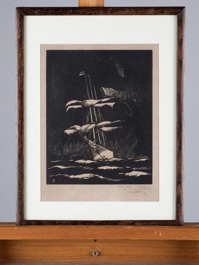 René-Yves CRESTON (1898-1964)
Trois-mâts...