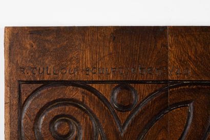 Rafig TULLOU (1909-1990)
Wood paneling
Solid...