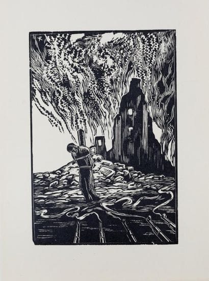 René-Yves CRESTON (1898-1964) 
1939-1945
Wood...