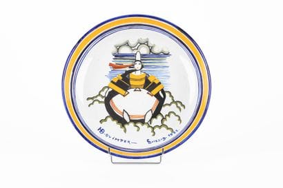 Georges BRISSON (1902-1980)
Large dish à...