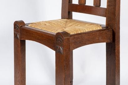Gaston SEBILLEAU (1894-1957) 
Chair
Patinated...