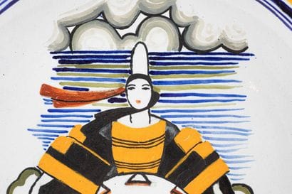 Georges BRISSON (1902-1980)
Large dish à...