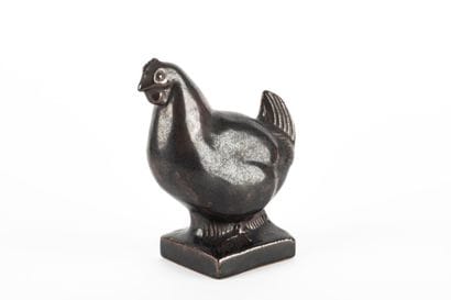 Jorj ROBIN (1904-1928)
Hen
Enameled stoneware...