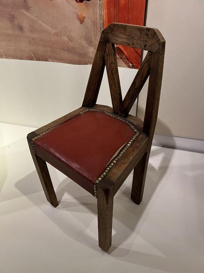 Jeanne MALIVEL (1895-1926) 
Chair in the...