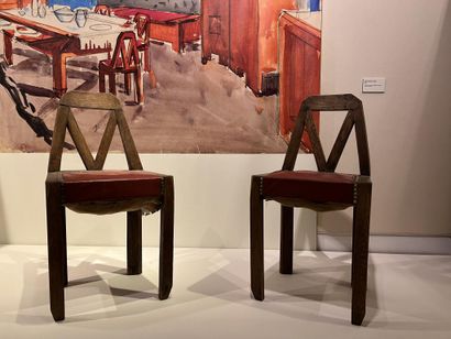 Jeanne MALIVEL (1895-1926) 
Chair in the...