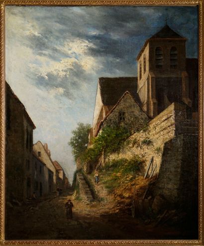 WAILLON, milieu XIXe siècle
Vue de ruelle...