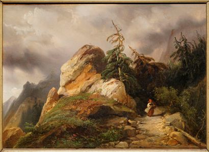 REMOND Jean Charles Joseph, 1795-1875
Paysanne...