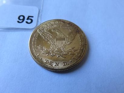 Monnaie or - USA - 10 Dollars Liberty tête...