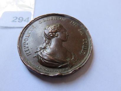 Medal - Hippolyte Clairon de la Tude (1723...