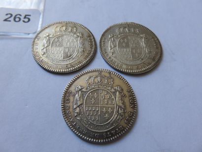 Jetons des Etats de Bretagne - Lot of 3 tokens...