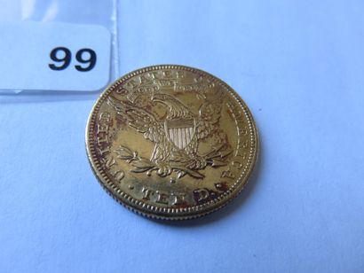 Monnaie or - USA - 10 Dollars Liberty tête...