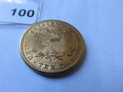 Monnaie or - USA - 10 Dollars Liberty tête...