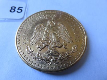 Monnaie or - Mexique - 50 Pesos 1945 TTB...