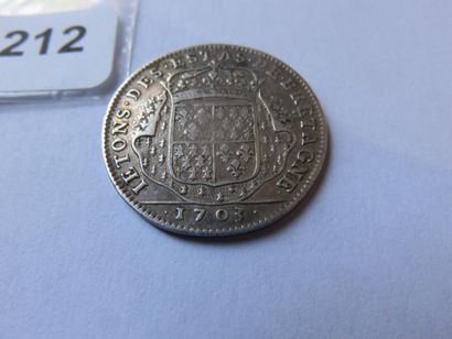 Jeton des Etats de Bretagne - Louis XIV 1703...
